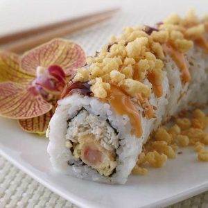 100% Real Crab Tempura Crunch Roll